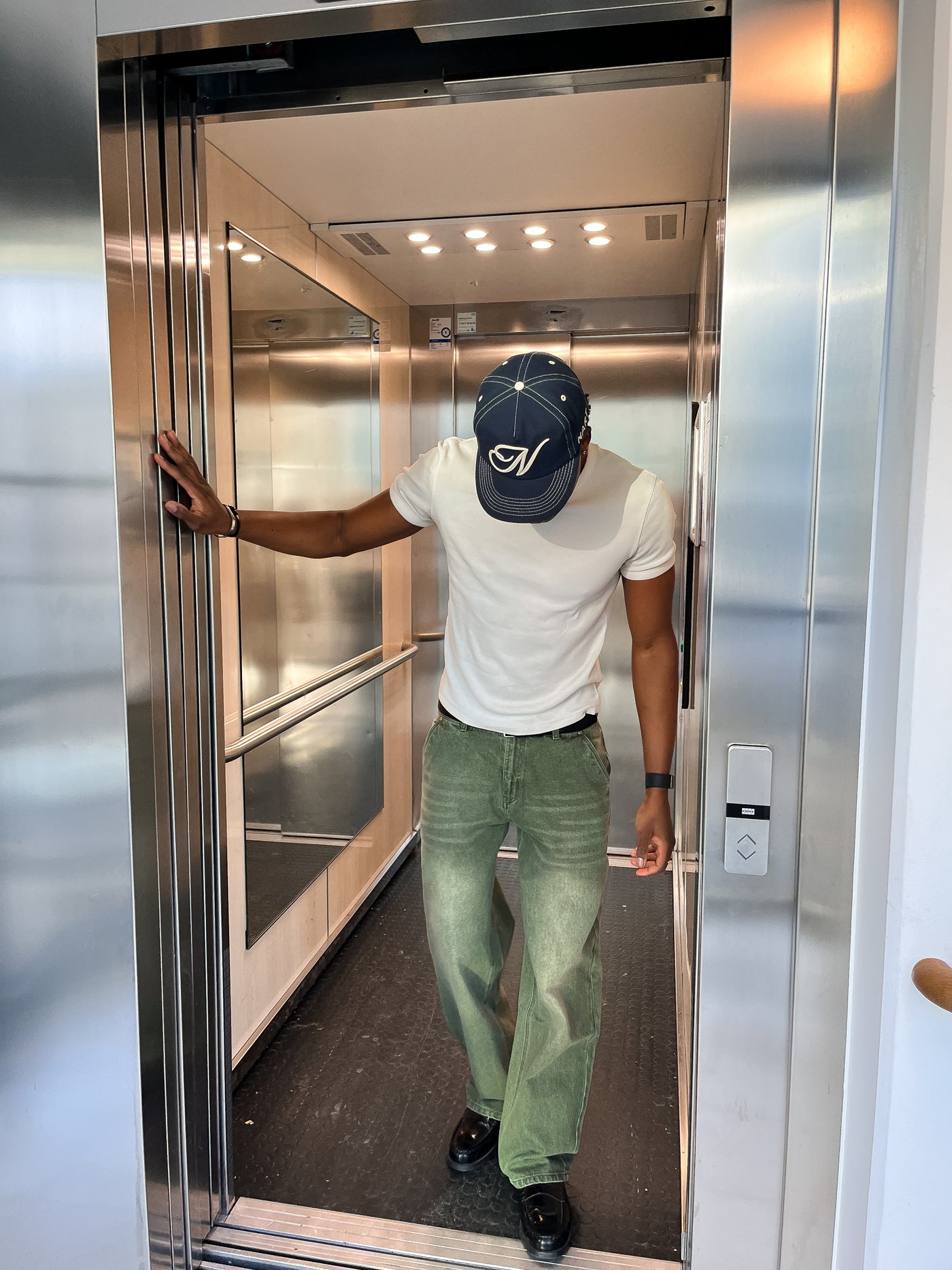 Customer wearing Ukioproject clothing