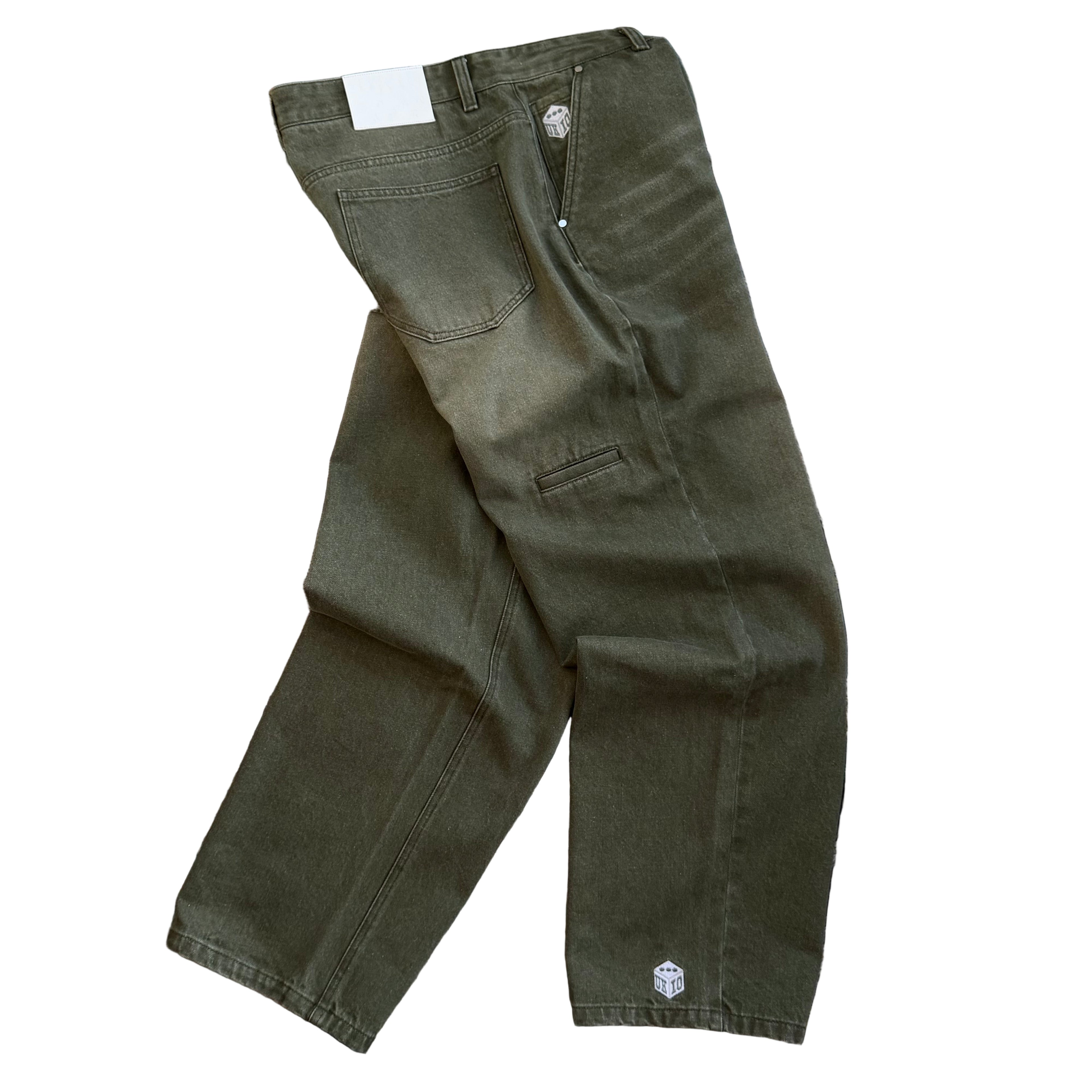 14.5 OZ OLIVE DENIMS (preorder)