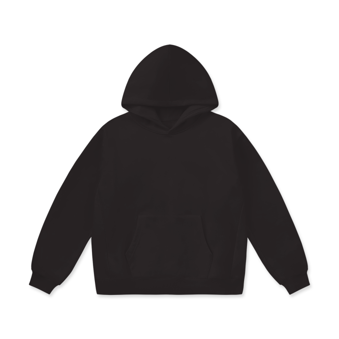 Heavyweight fleece hoodie