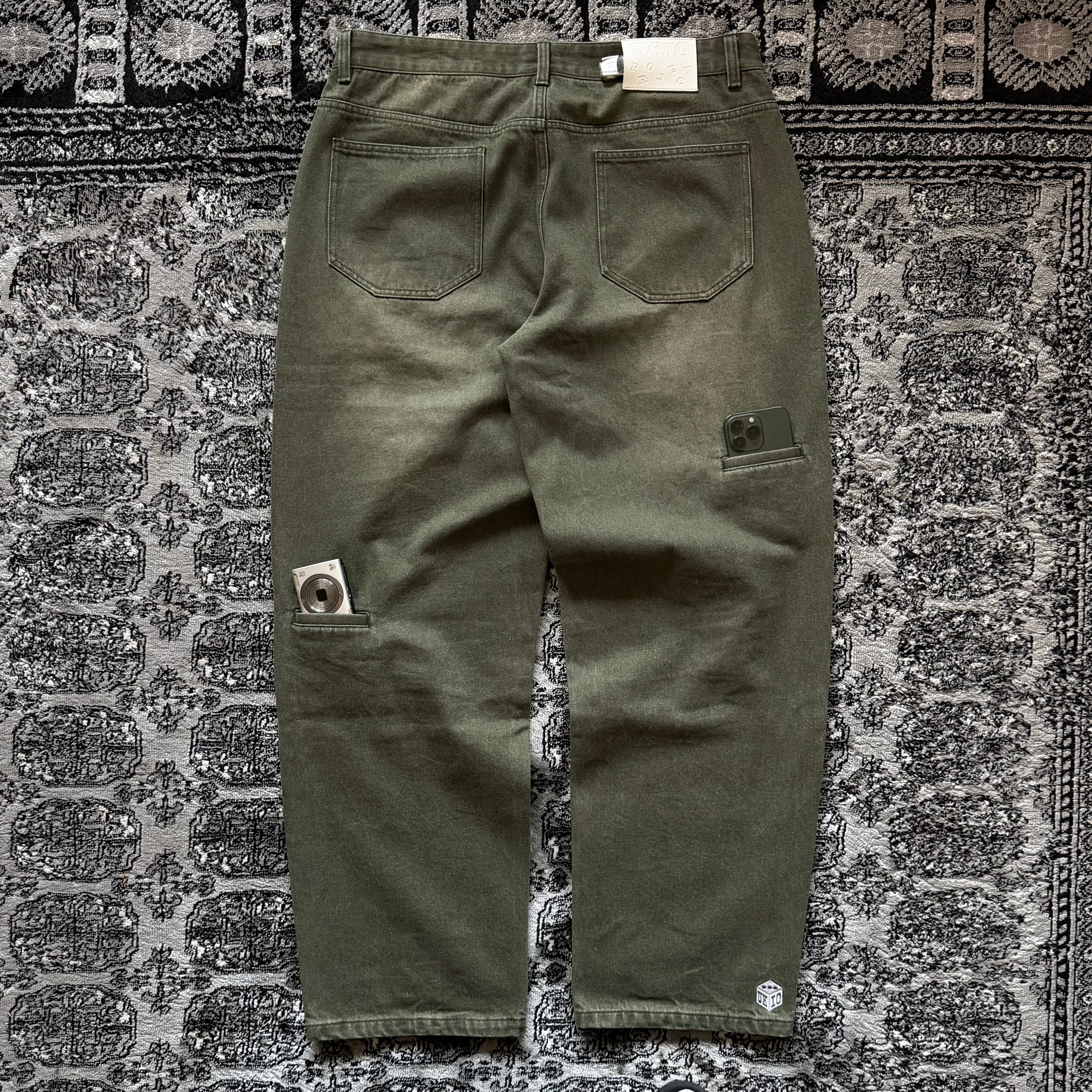 14.5 OZ OLIVE DENIMS (preorder)