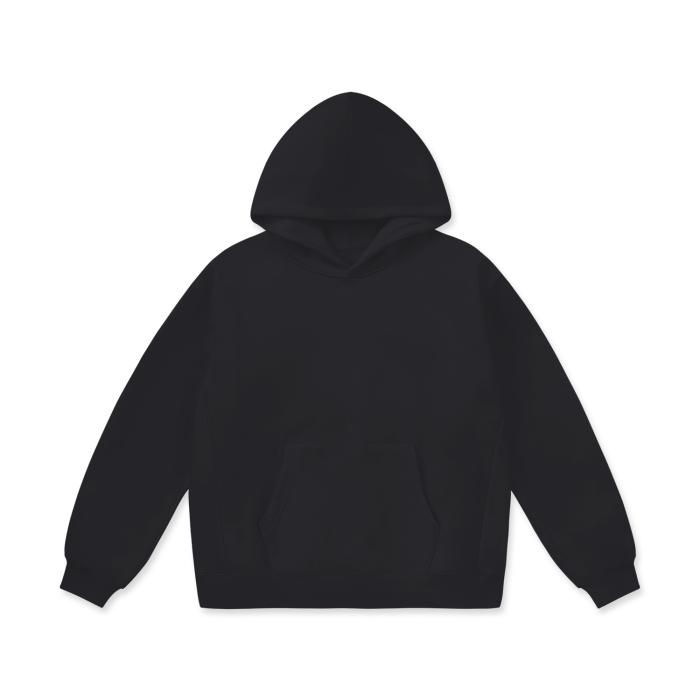 Heavyweight fleece hoodie