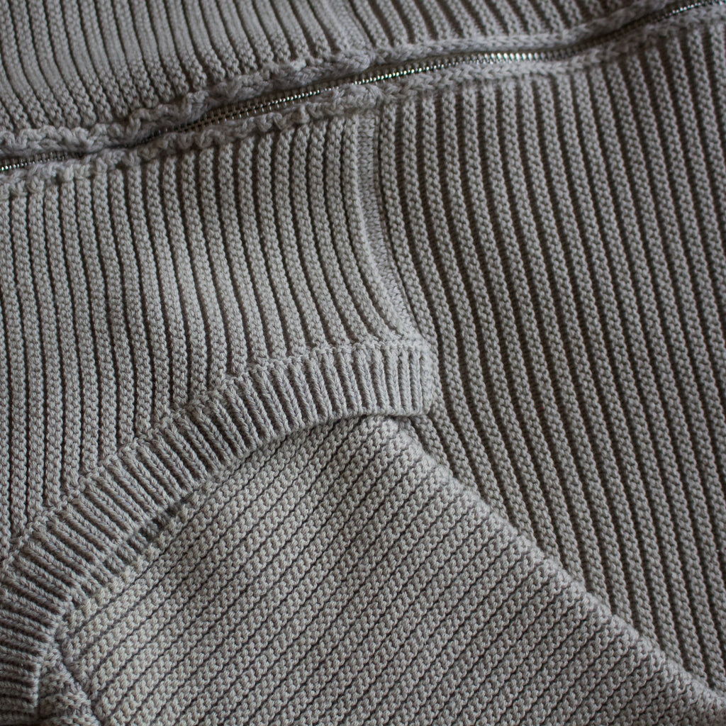 HEAVY SAND KNIT ZIPUP (preorder)