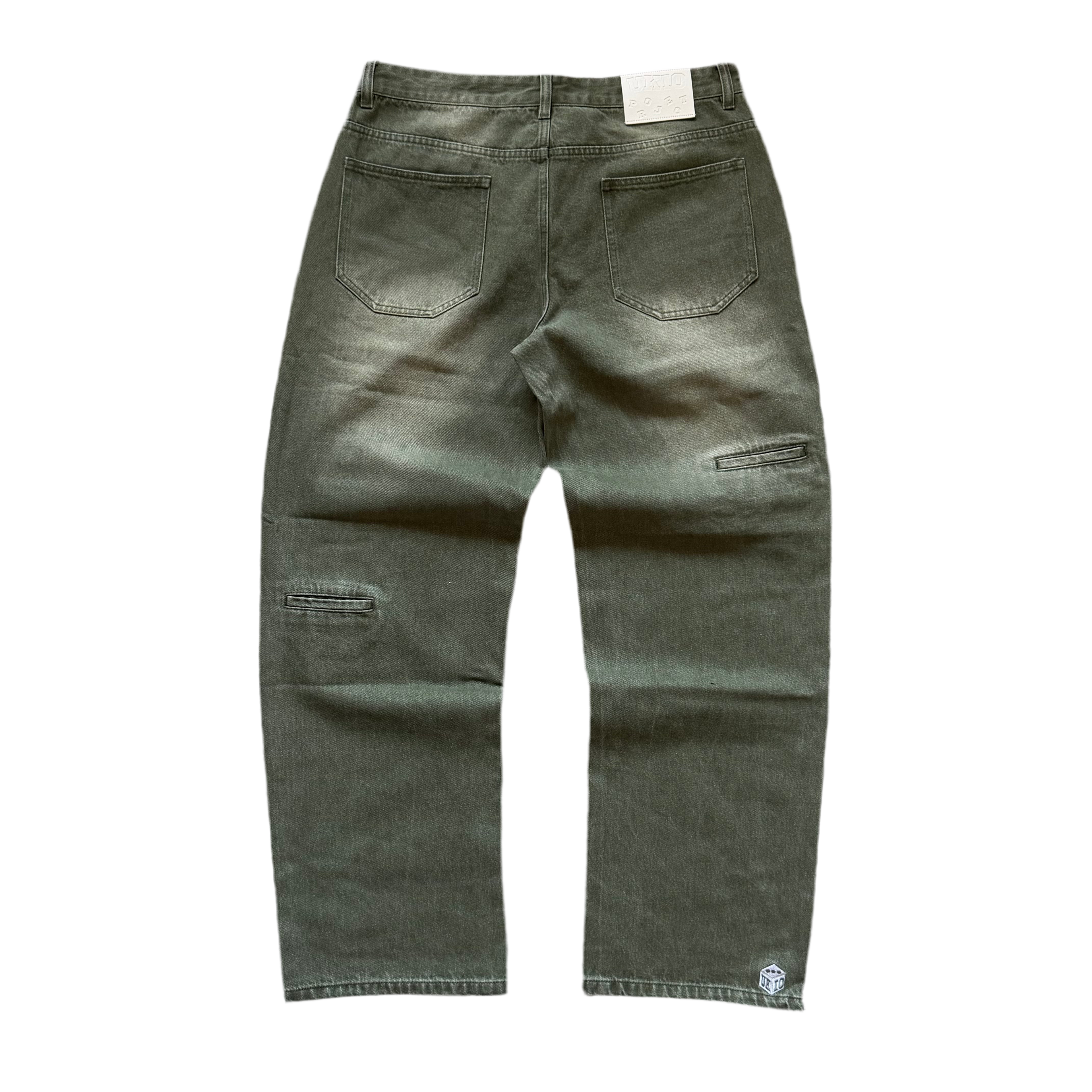 OLIVE GREEN DENIMS