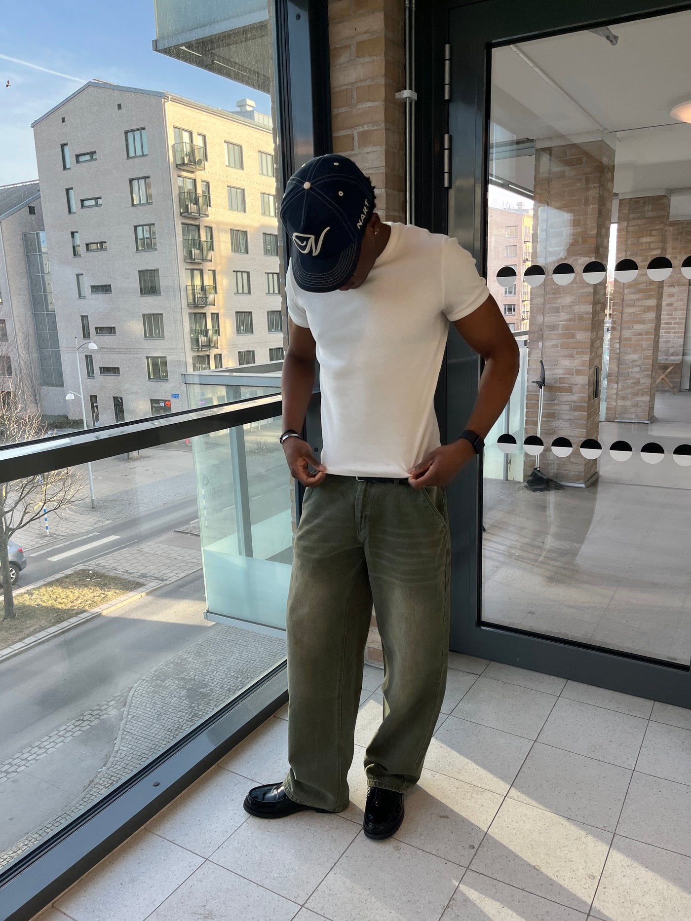 Customer wearing Ukioproject clothing