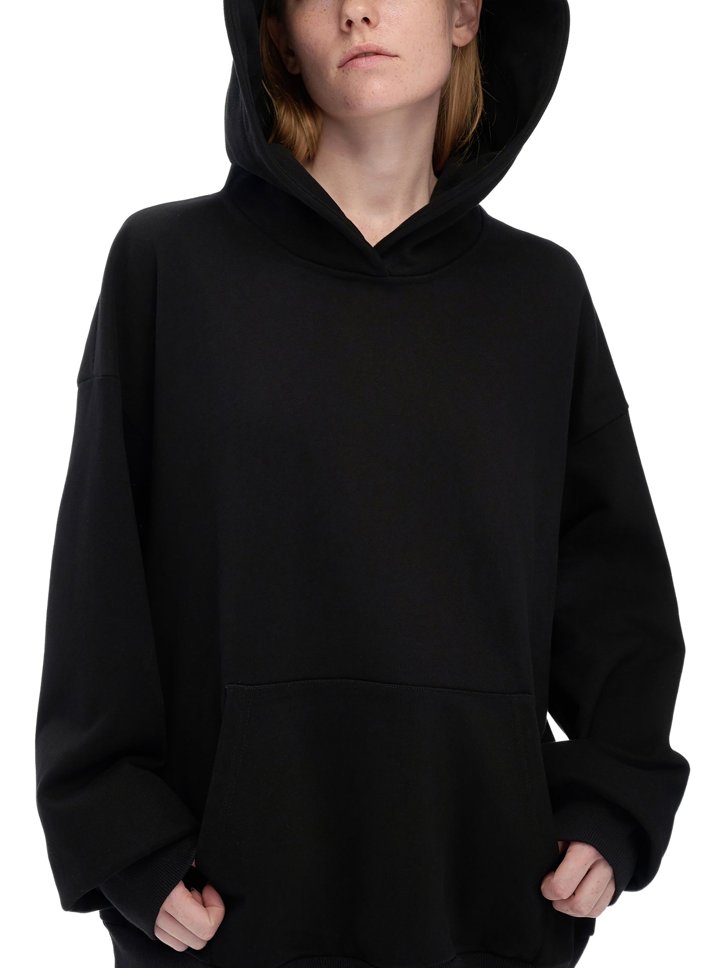 Heavyweight fleece hoodie