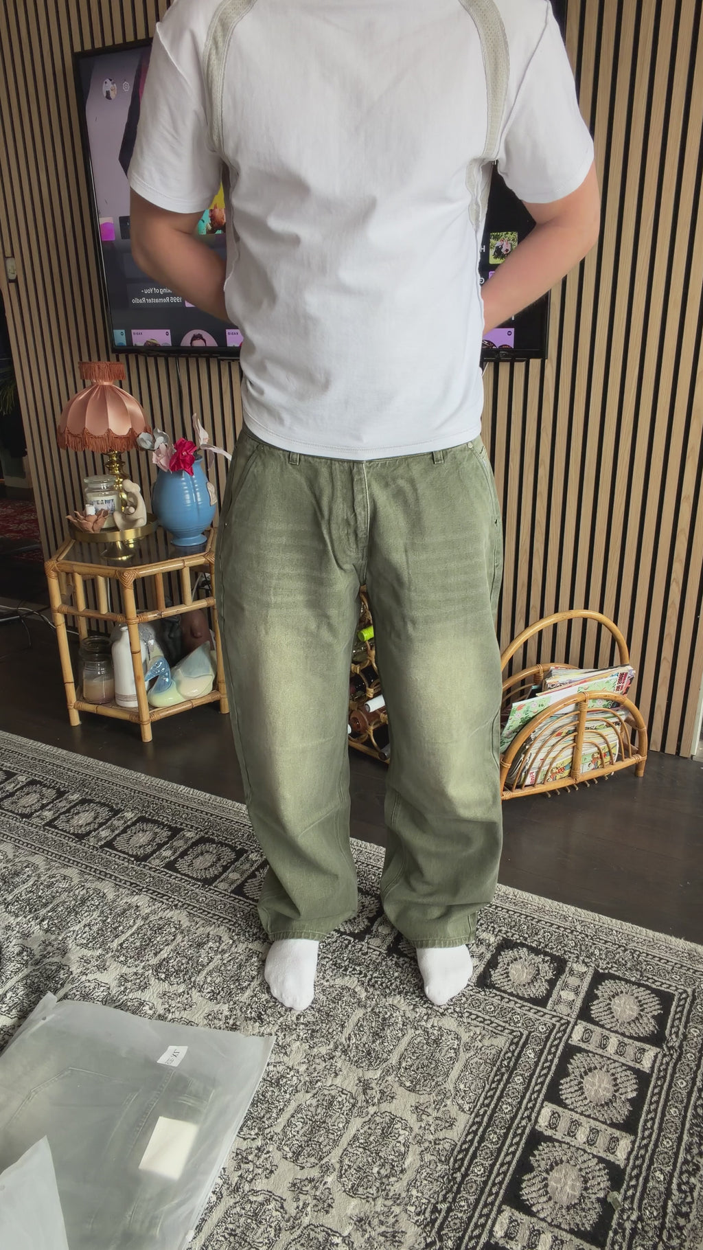 OLIVE GREEN DENIMS